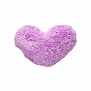 Cojín Infantil Diseño Corazón Decorativo Lila LILY TOY´S 35 Cm