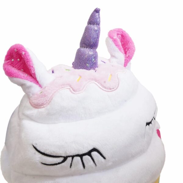 Cojín Infantil Diseño Cup Cake Unicornio LILY TOY´S 35 Cm - Imagen 2