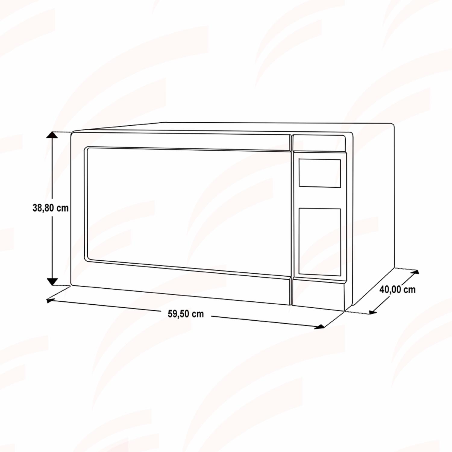 Microondas Empotrable Controles Digitales PEB110SFSS GENERAL ELECTRIC 31 Litros - Imagen 2