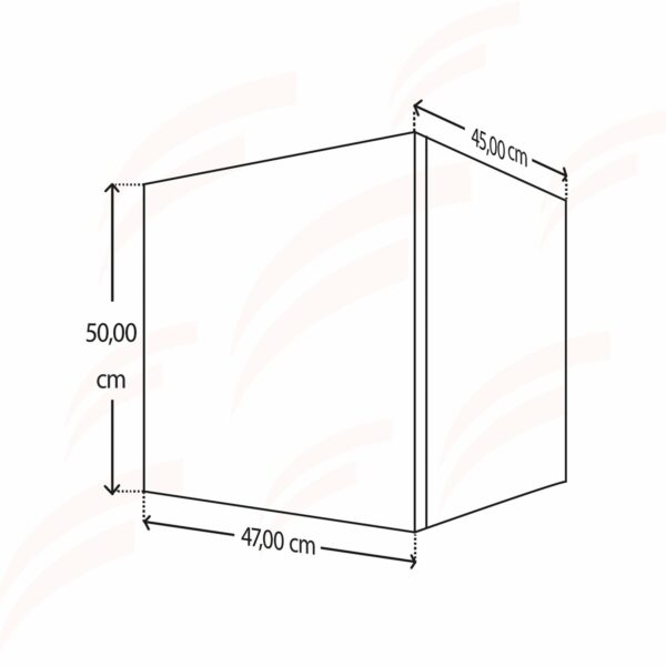 Frigobar En Acero Inox RMF0260XMXX3 MABE 45.8 Litros - Imagen 3