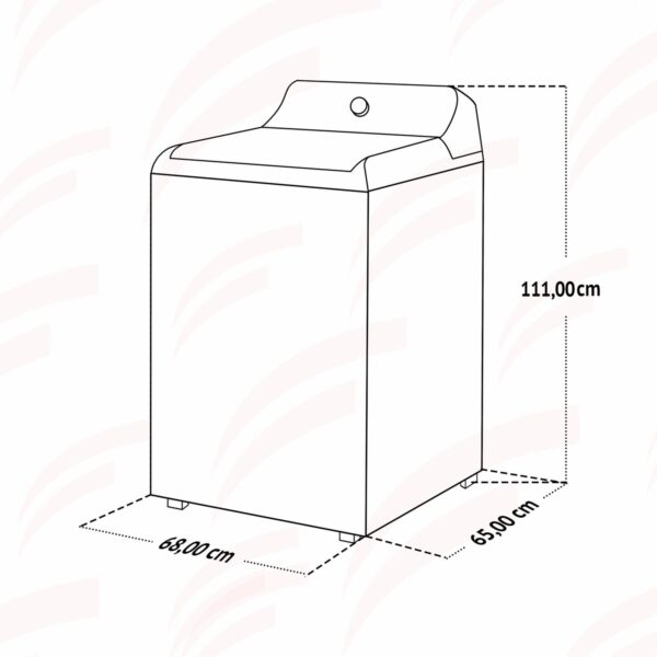 Lavadora De Ropa 11 Ciclos  LMA79113VBAB0 MABE 19 Kilos - Imagen 4