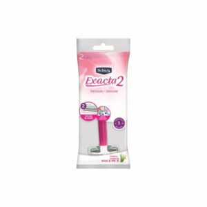 Afeitadora Desechable Dama Exacta 2 Aloe Y Vitamina E SCHICK 2 Uds