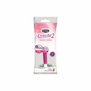 Afeitadora Desechable Dama Exacta 2 Aloe Y Vitamina E SCHICK 2 Uds