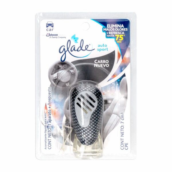 Ambiental De Automóvil Carro Nuevo GLADE 7 Ml