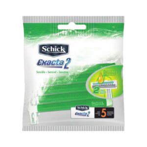 Afeitadora Desechable Caballero Exacta 2 Sensitive SCHICK X 5 Uds