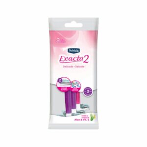 Afeitadora Desechable Dama Exacta 2 Piel Delicada SCHICK 3 Uds