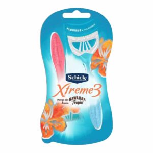 Afeitadora Desechable Dama Xtreme 3 Piel Hawaiian Tropic SCHICK 2 Uds