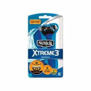 Afeitadora Desechable Caballero Xtreme 3 Piel Normal SCHICK X 4 Uds