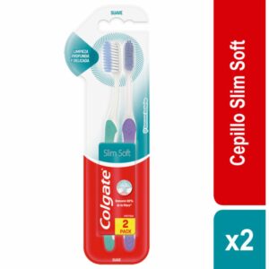 Cepillo Dental Slim Soft Base COLGATE X2 Uds