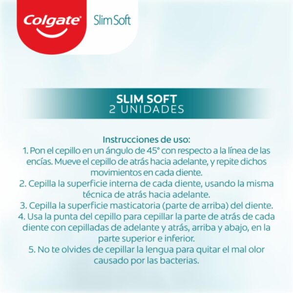 Cepillo Dental Slim Soft Base COLGATE X2 Uds - Imagen 5