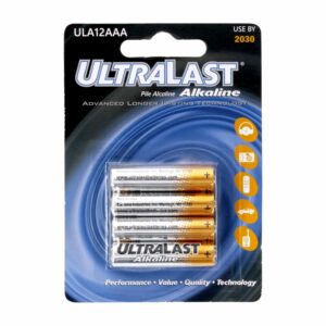Pilas Alcalinas AAA ULTRALAST X 12 Uds