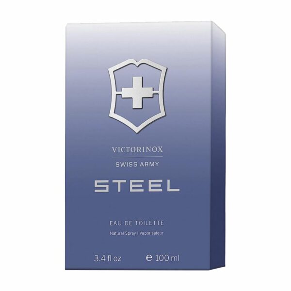 Fragancia Para Caballero Steel Victorinox SWISS ARMY EDT 100 Ml - Imagen 2