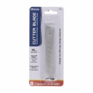 Cuchillas De Corte Para Repuesto 18 MM BAZIC X 8 Uds