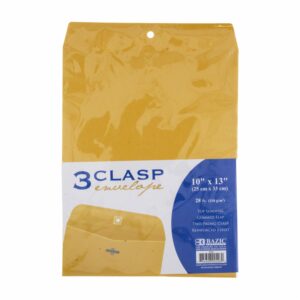 Sobre Manila De Cierre Tamaño 10" X 13" BAZIC X 3 Uds