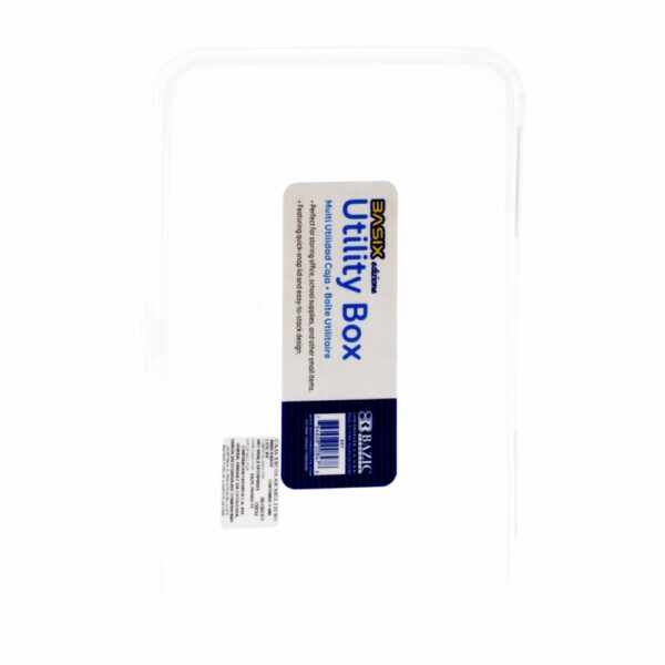 Caja Escolar Multiuso Basix Clear BAZIC Unidad