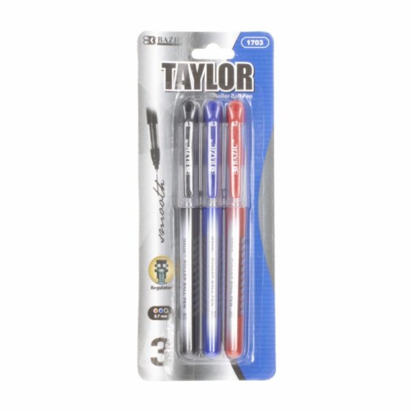 Bolígrafo Tylor Rollerball Colores Surtidos BAZIC Unidad