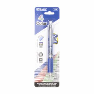 Bolígrafo 2 En 1 Lápiz Mecánico Y De Colores BAZIC Unidad