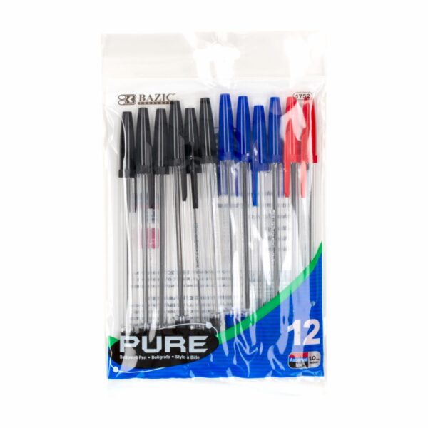 Bolígrafo Pure Colores Surtidos BAZIC Unidad
