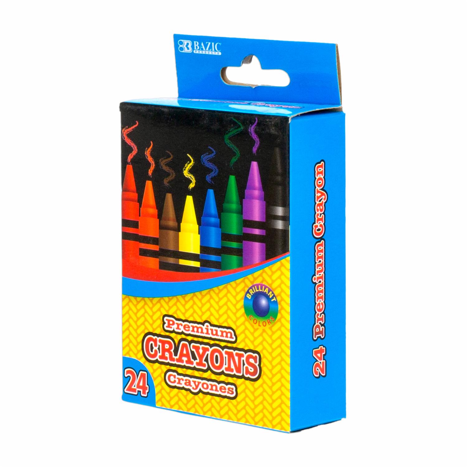 Crayones De Color Premium BAZIC X24 Uds - Imagen 4