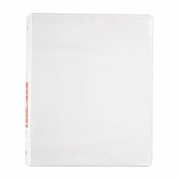 Carpeta De 3 Anillos Con 2 Bolsillos Color Blanca BAZIC Unidad