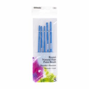 Pincel De Cabello BAZIC X5 Uds