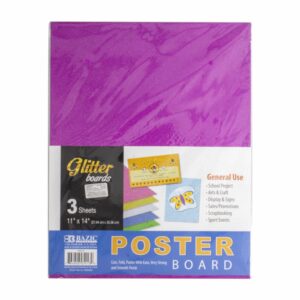 Carton Con Brillo Colores Surtidos BAZIC 11" X 14"