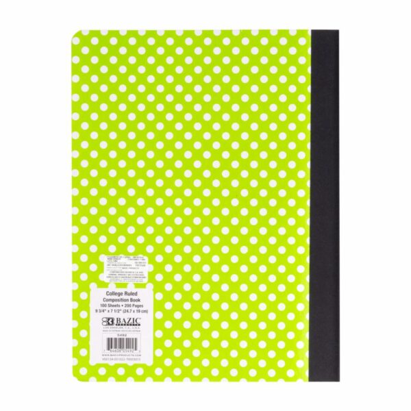 Cuaderno Diseño Lunares BAZIC 100 Hojas - Imagen 2