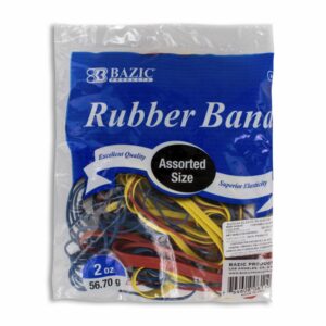 Ligas Tamaños Y Colores Surtidos BAZIC 56,70 G