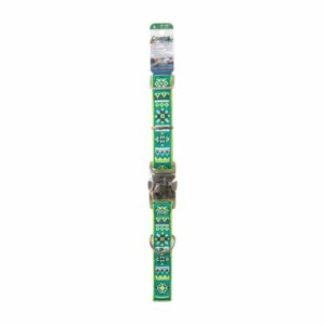 Collar Ajustable Para Perro Lima Estrellas RIBBON Grande