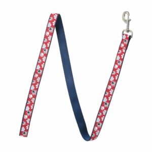 Correa Lazo Huellas Rojas RIBBON 1" X 04