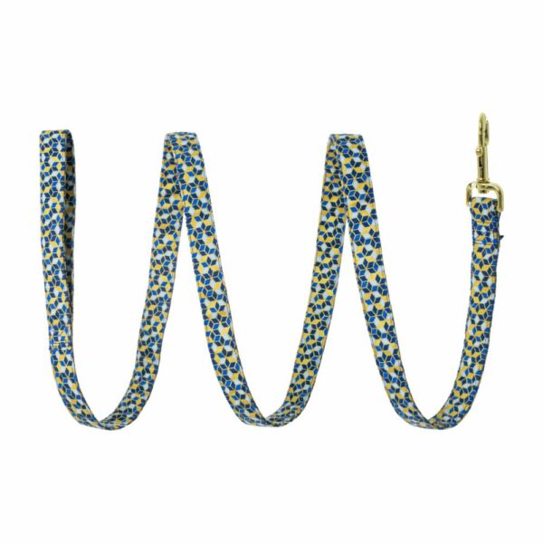 Correa Metalica Para Perro Diamantes Azules ACCENT 1"X6