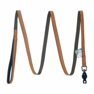 Correa Para Perro Con Broche Tijera Naranja K-9 EXPLORER 5/8"X6