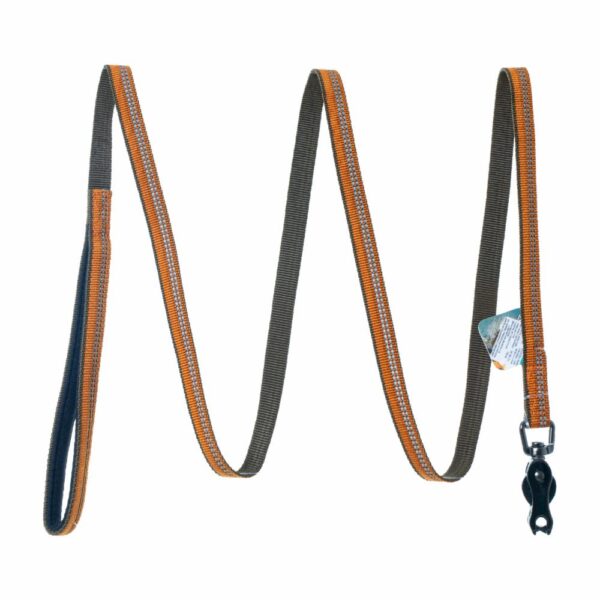 Correa Para Perro Con Broche Tijera Naranja K-9 EXPLORER 5/8"X6