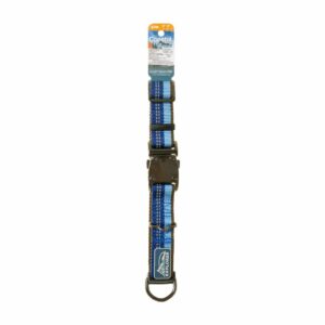 Collar Reflectivo Para Perro Zafiro Mediano K-9 EXPLORER 1"X12"-18"