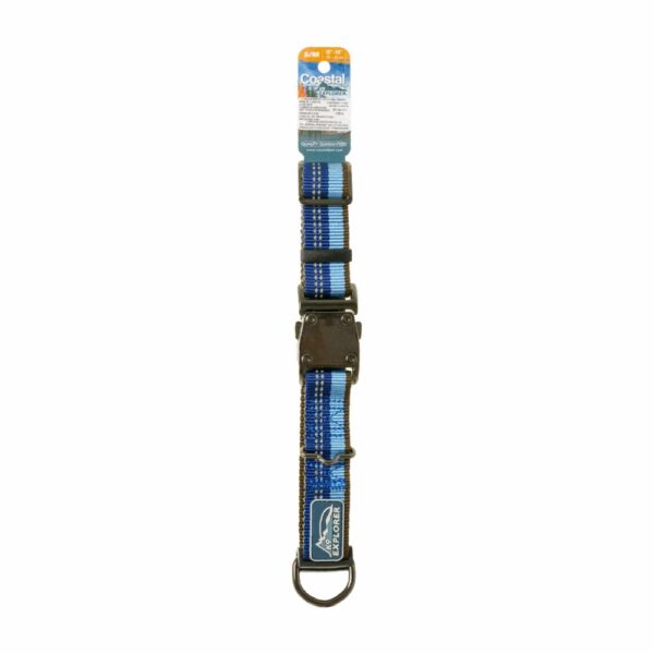 Collar Reflectivo Para Perro Zafiro Mediano K-9 EXPLORER 1"X12"-18"