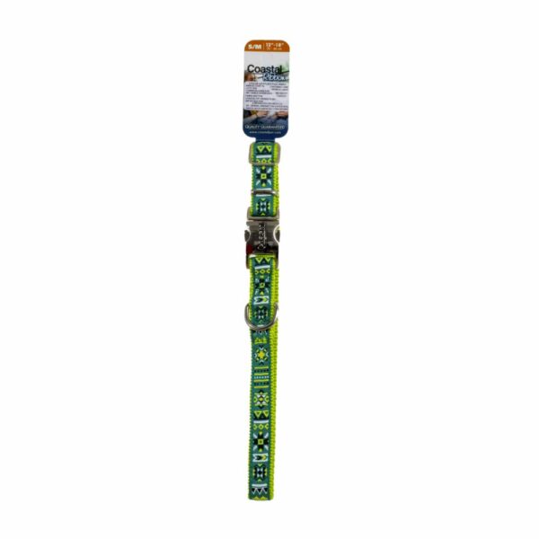 Collar Ajustable Para Perro Lima Estrellas Mediano RIBBON Mediano