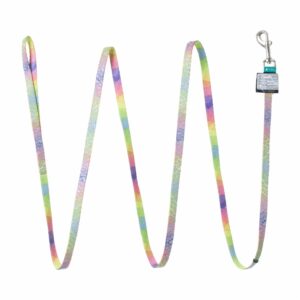 Correa Estampada Arco Iris Corazones LAZER BRITE 3/8"X6