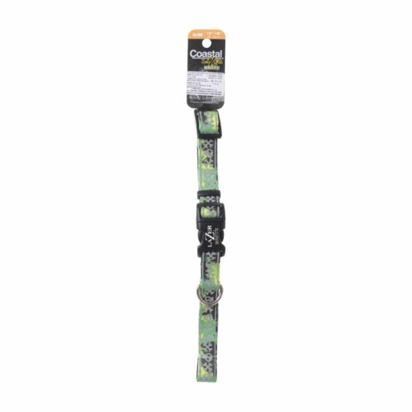 Collar Estampado Lima Calabera Mediano LAZER BRITE 5/8"X12"-18"