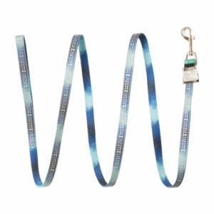 Correa Estampada Azul Multi Huesos LAZER BRITE 5/8"X6