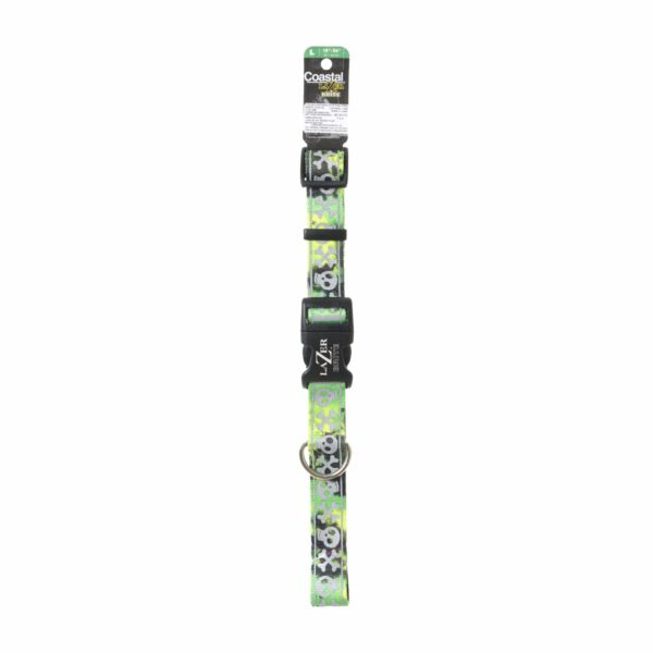 Collar Estampado Lima Calabera Grande COASTAL LAZER 1"X18"-26"