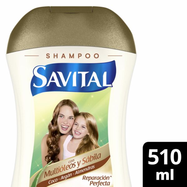 Shampoo Con Multiaceites SAVITAL 510 Ml - Imagen 3