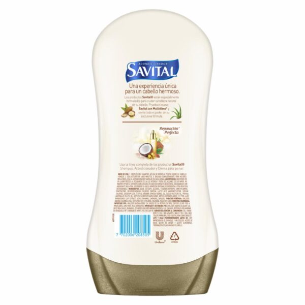 Acondicionador De Cabello Multiaceites SAVITAL 490 Ml - Imagen 3