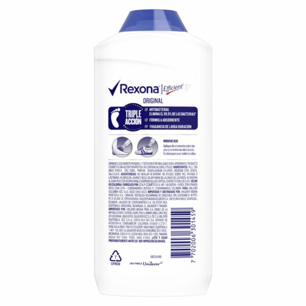 Talco Para Pies Desodorante EFFICIENT 85 G - Imagen 2