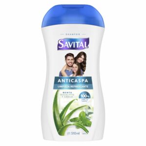 Shampoo Anticaspa Menta Y Eucalipto SAVITAL 510 Ml