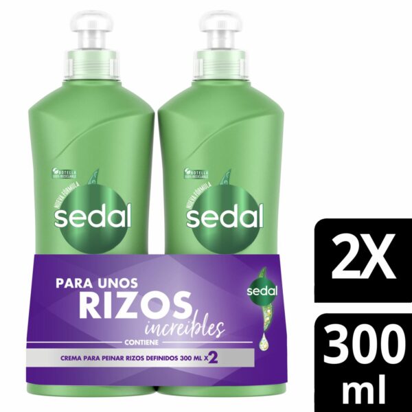 Crema De Peinar Rizos Obedientes SEDAL 300 Ml - Imagen 3