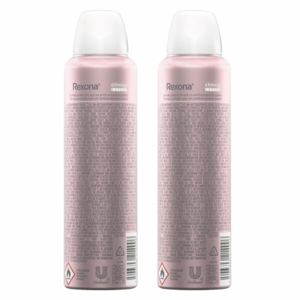 Desodorante En Aerosol Para Dama Clinical Expert 2do 40% De Descuento REXONA 2 X 150 Ml - Imagen 2