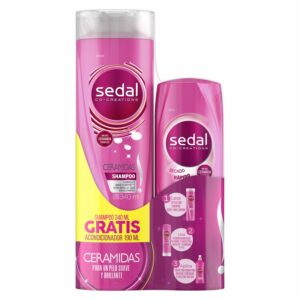 Shampoo + Acondicionador Con Ceramidas SEDAL 2 x 340 Ml