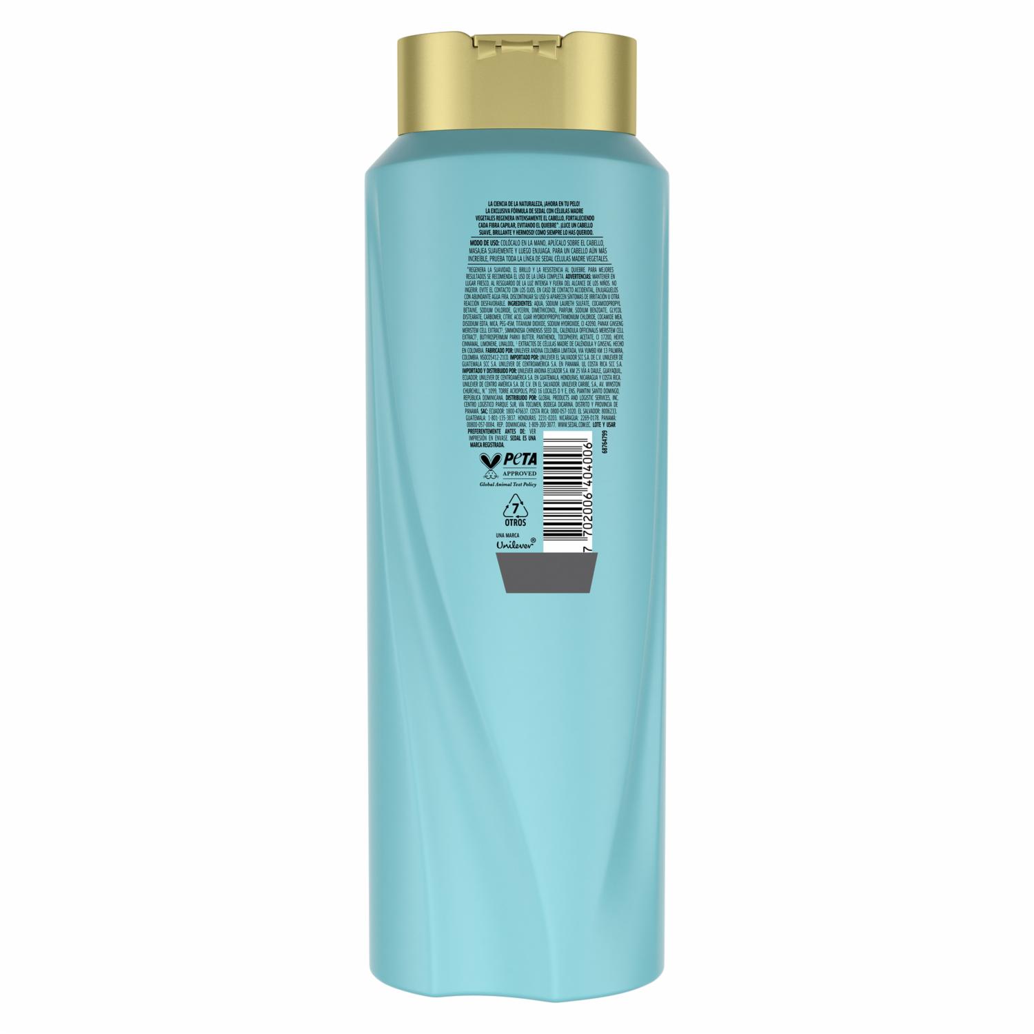 Shampoo De Cabello Celulas Madre Vegetales Regeneración Intensa SEDAL 650 Ml