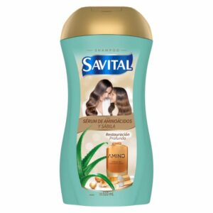 Shampoo Para Cabello Con Serúm De Aminoácidos Y Sábila SAVITAL 510 Ml