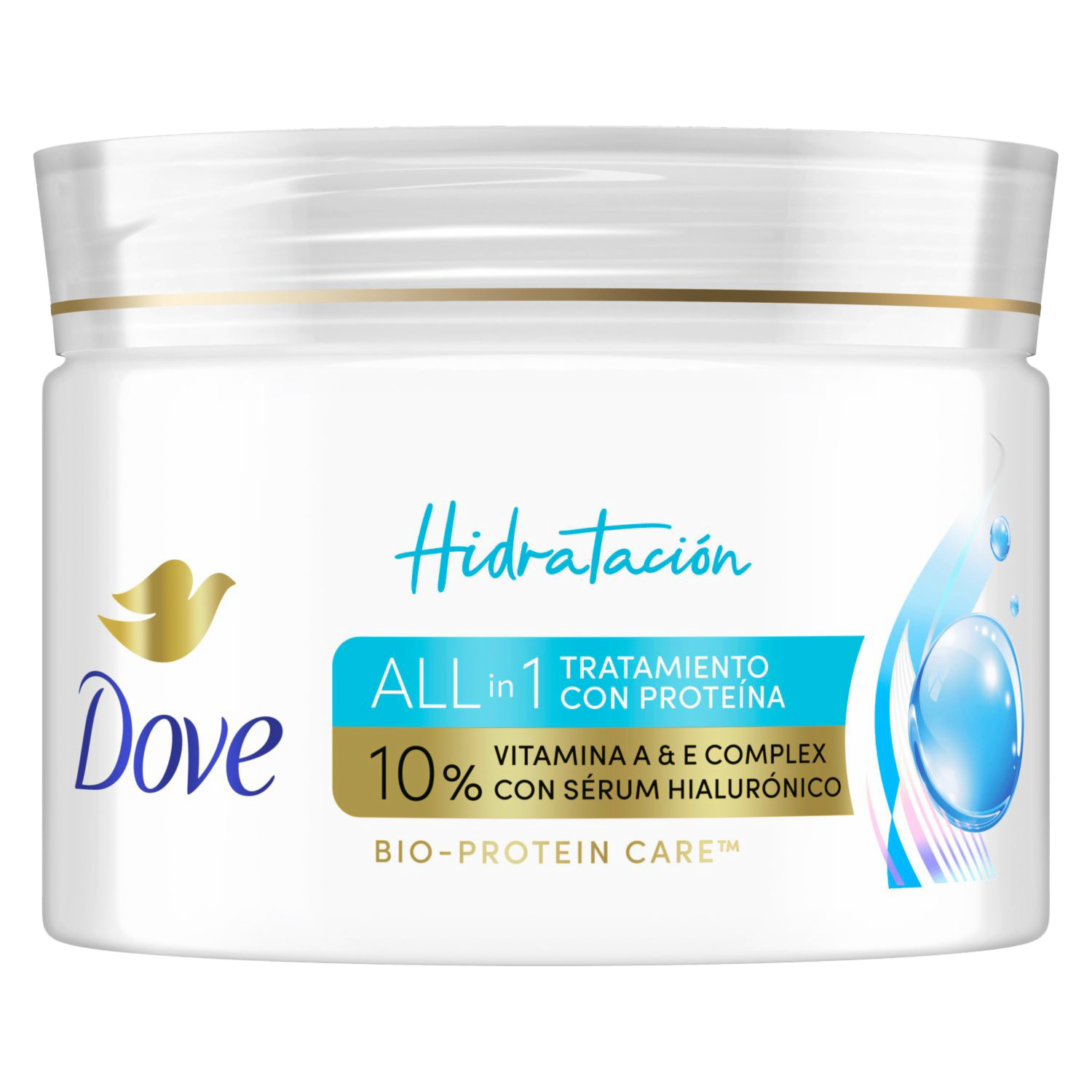 Tratamiento Capilar Hidratación Con Proteína DOVE 300 G - Imagen 4